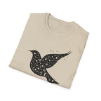 Celestial Bird Cosmic Stars T-Shirt