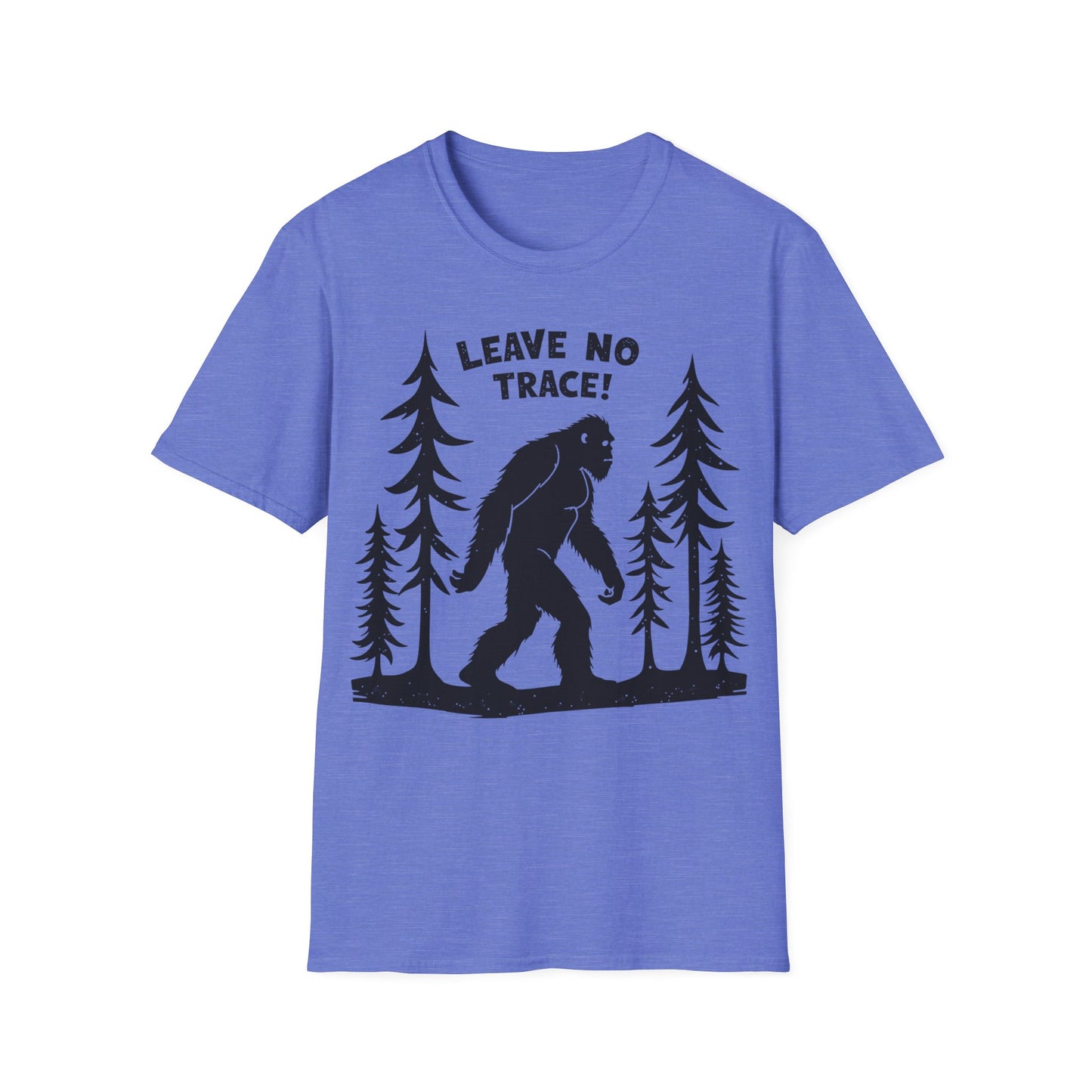 Leave No Trace! Unisex Softstyle T-Shirt for Nature Lovers