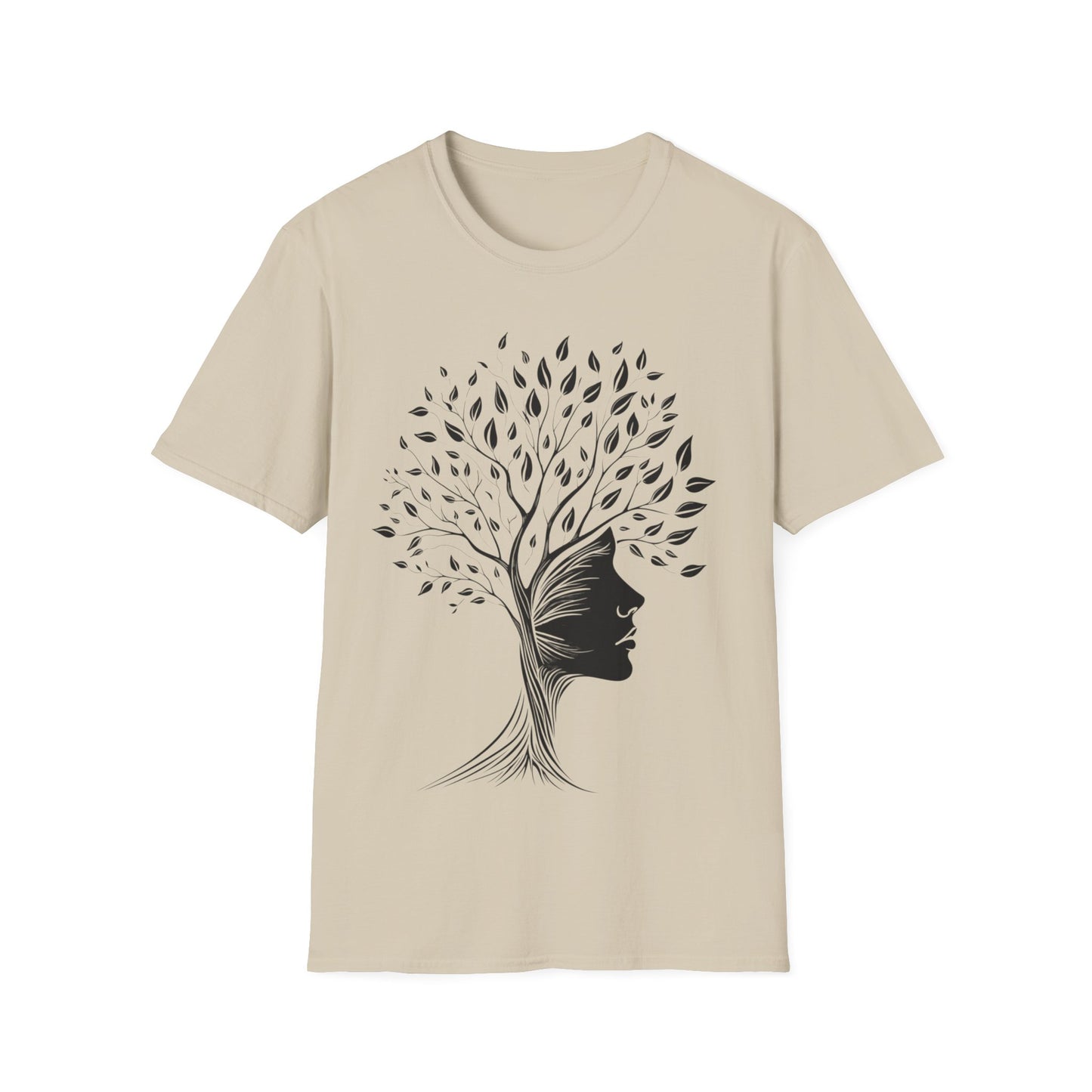 Nature-Inspired Unisex Softstyle T-Shirt - Tree of Life Design