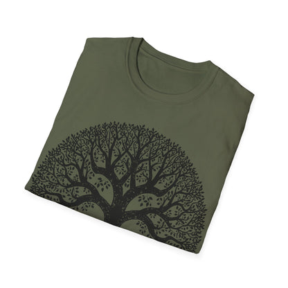 Tree of Life Unisex Softstyle T-Shirt – Nature Inspired Design for Eco-Lovers