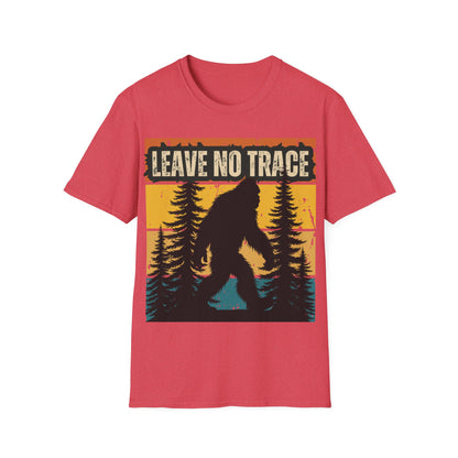 Leave No Trace Bigfoot Unisex Softstyle T-Shirt - Adventure & Nature Tee