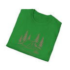 Camping Tent and Campfire T-Shirt