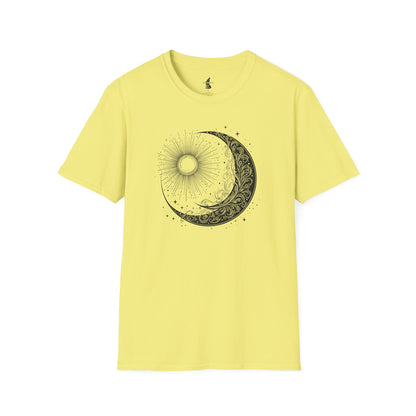 Sun & Moon Yin Yang Graphic T-Shirt