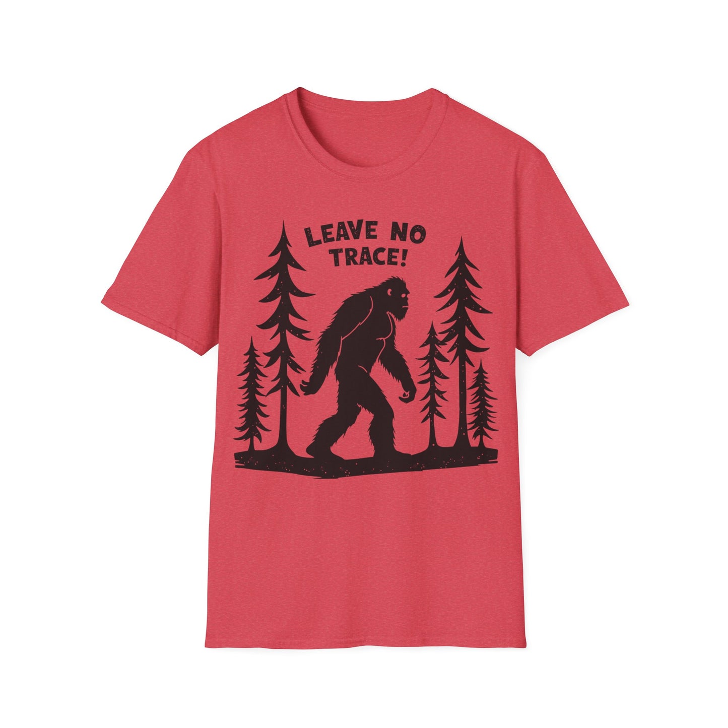 Leave No Trace! Unisex Softstyle T-Shirt for Nature Lovers