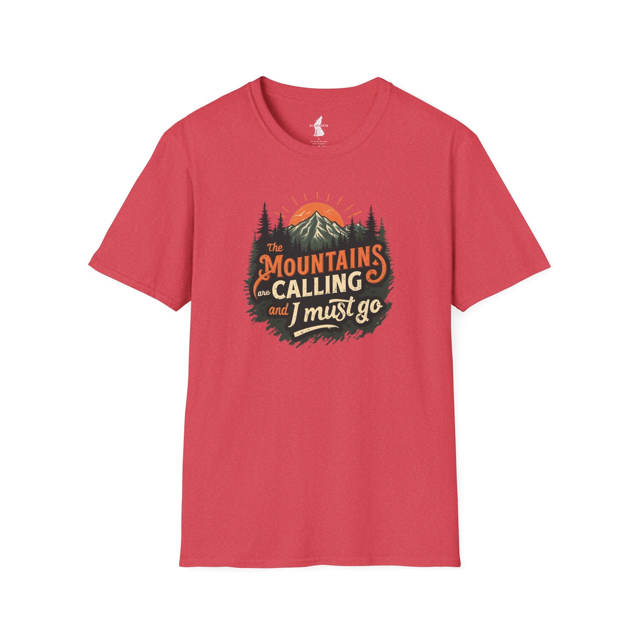 Mountains Are Calling And I Must Go Nature Lover T-Shirt