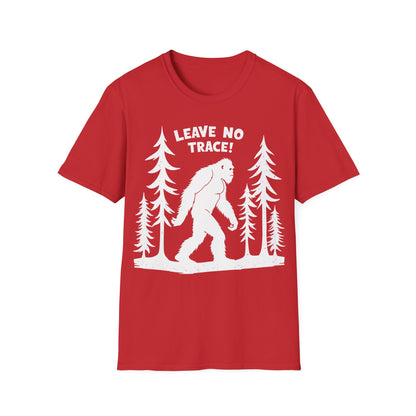 Leave No Trace! Unisex Softstyle T-Shirt for Nature Lovers