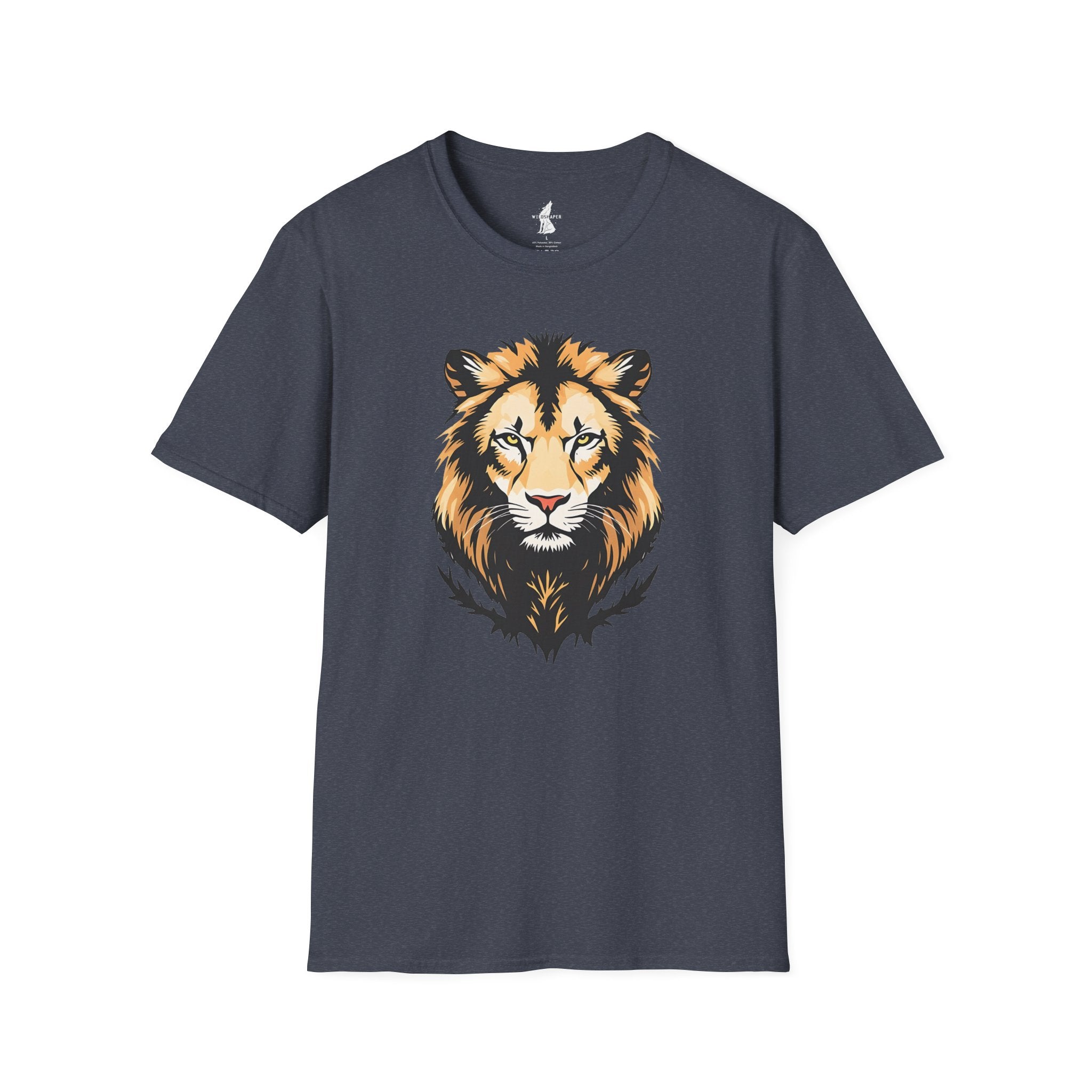 Lion Face Print T-Shirt