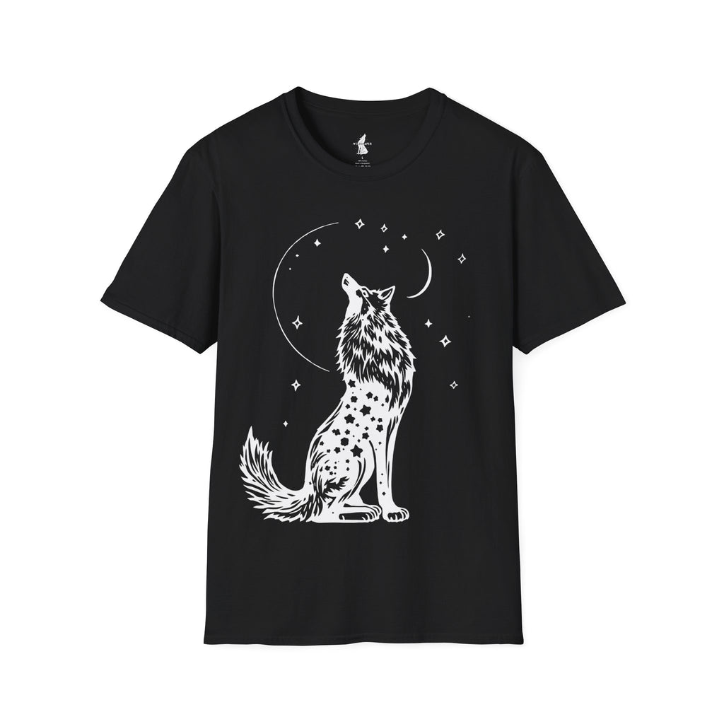Celestial Howling Wolf T-Shirt