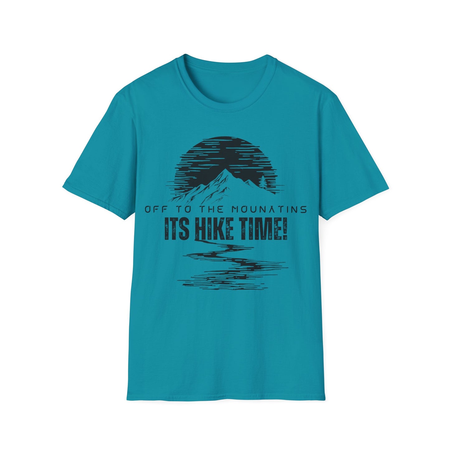 Outdoor Adventure Hike Time T-Shirt | Unisex Softstyle Tee for Nature Lovers