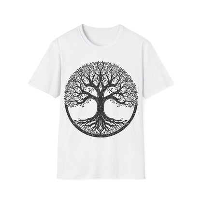 Tree of Life Unisex Softstyle T-Shirt – Nature Inspired Design for Eco-Lovers