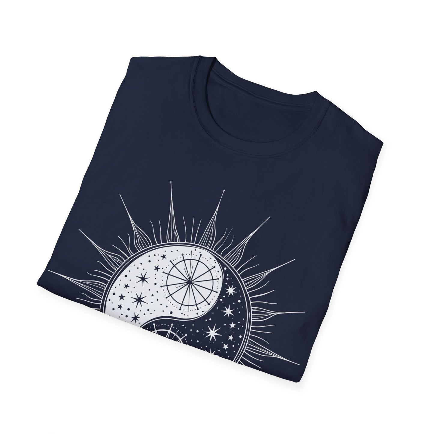 Cosmic Yin Yang Unisex Softstyle T-Shirt