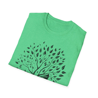 Nature-Inspired Unisex Softstyle T-Shirt - Tree of Life Design