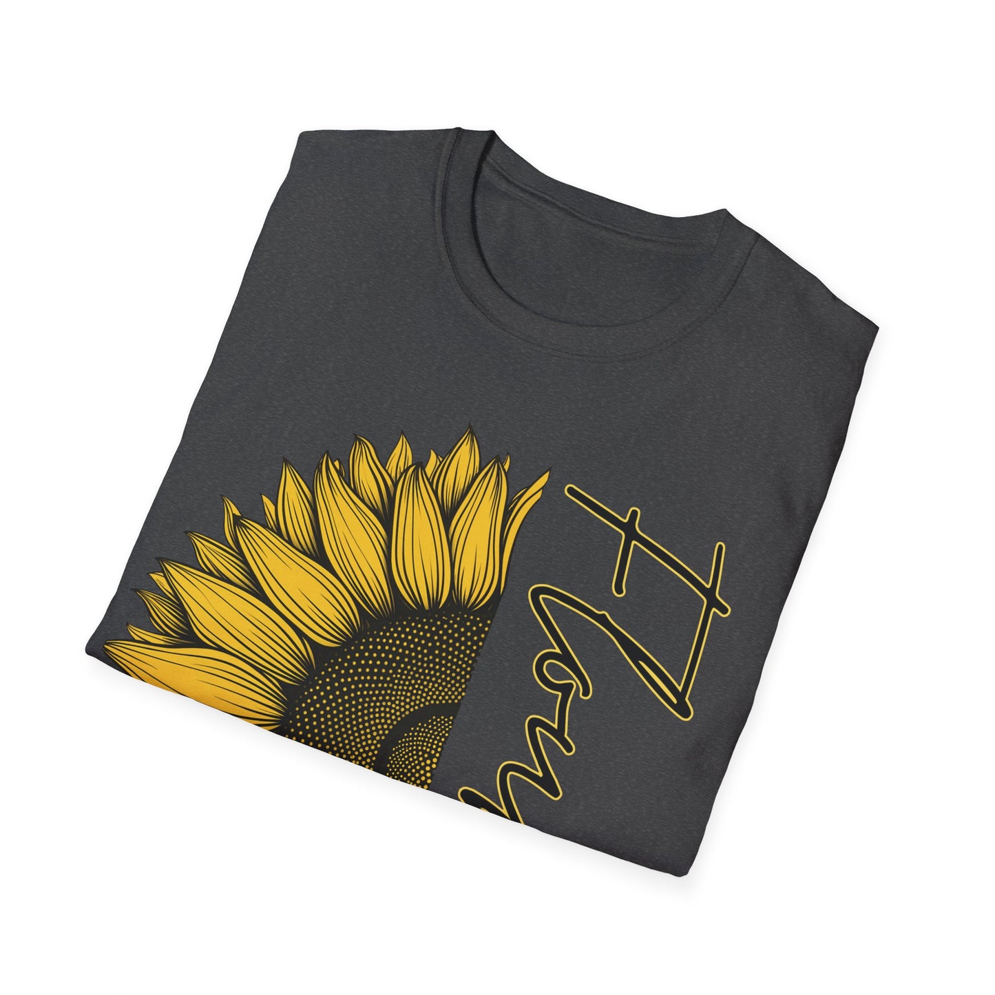 Flourish Sunflower Unisex Softstyle T-Shirt