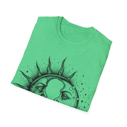 Sun & Moon Graphic Unisex T-Shirt | Celestial Art Tee for All Occasions