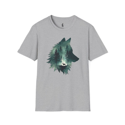 Wolf Silhouette Nature T-Shirt