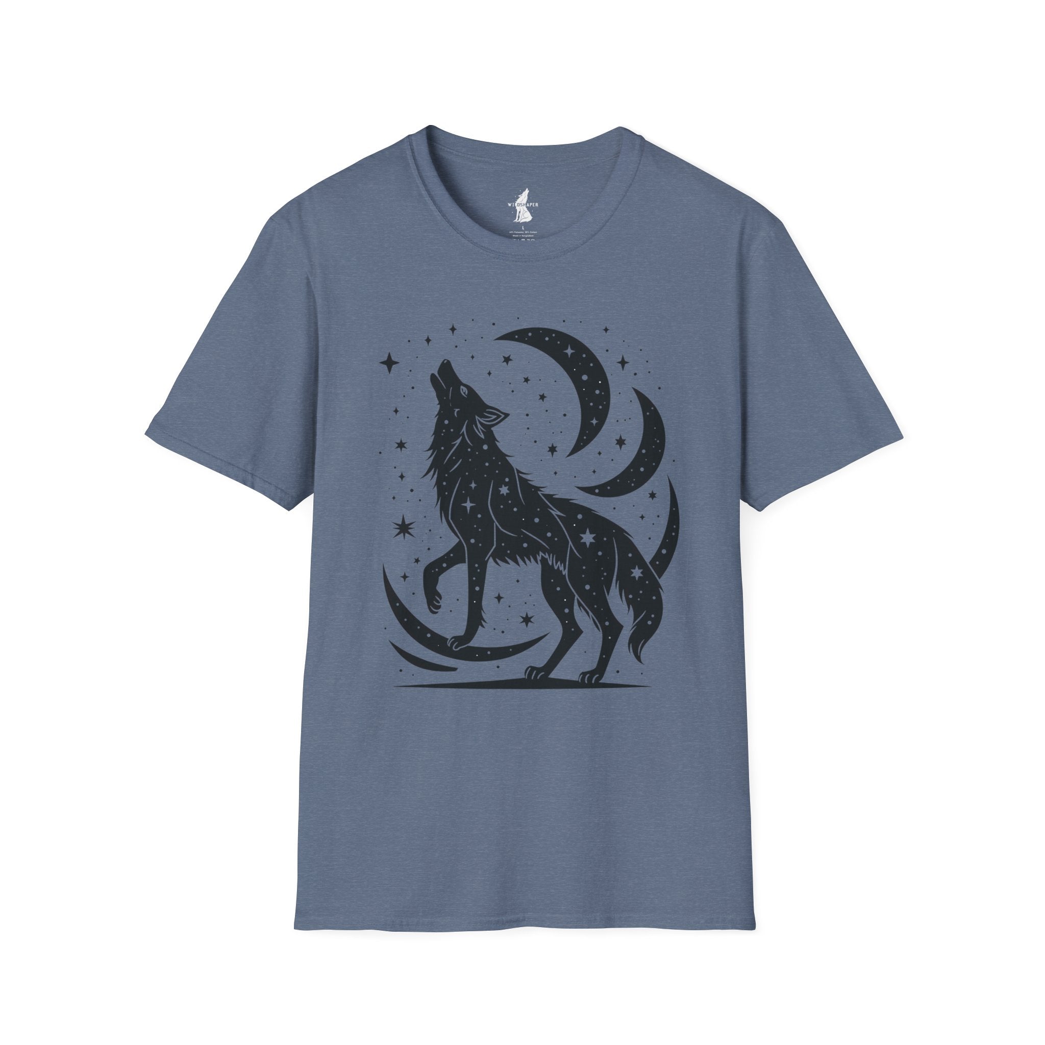 Celestial Howling Wolf T-Shirt