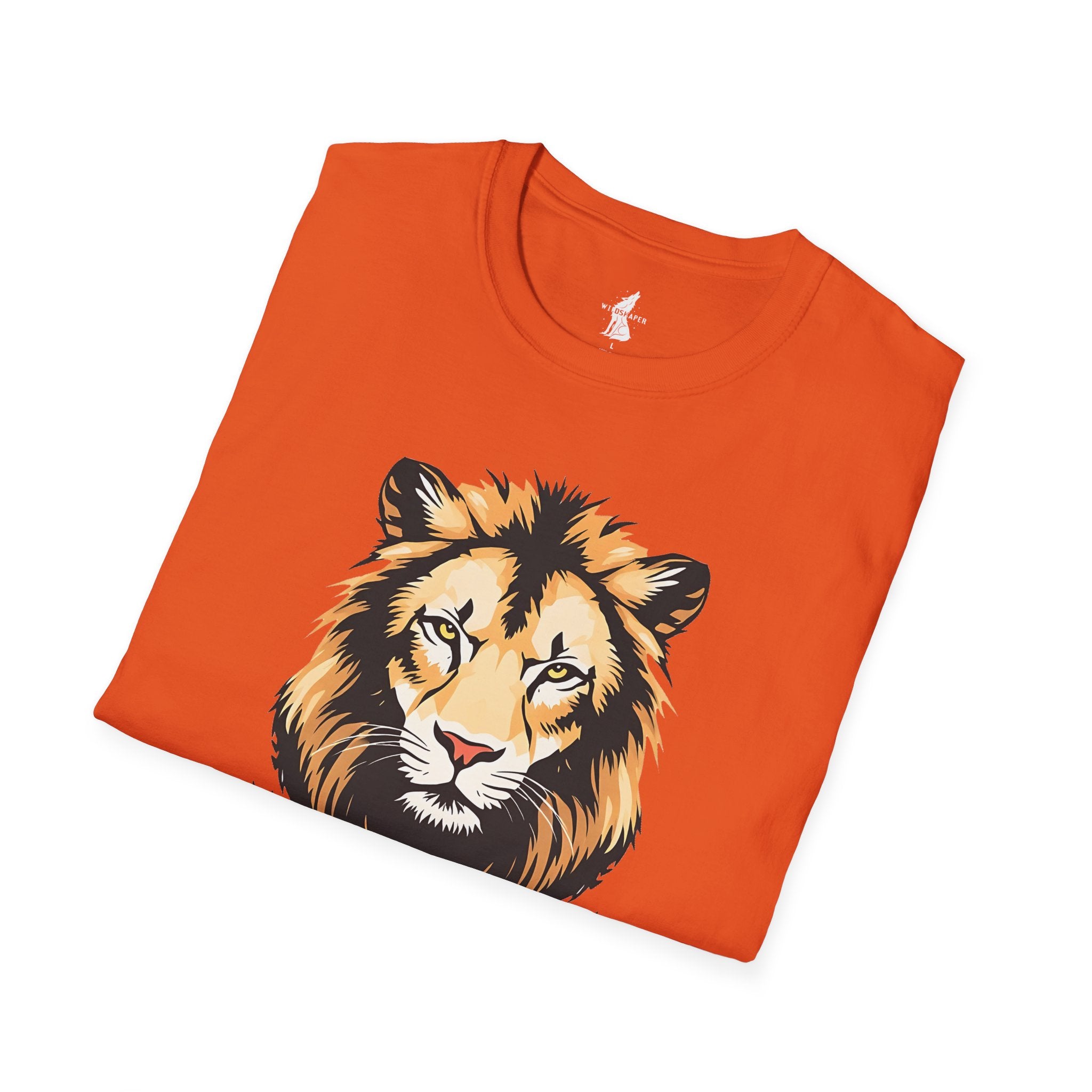 Lion Face Print T-Shirt
