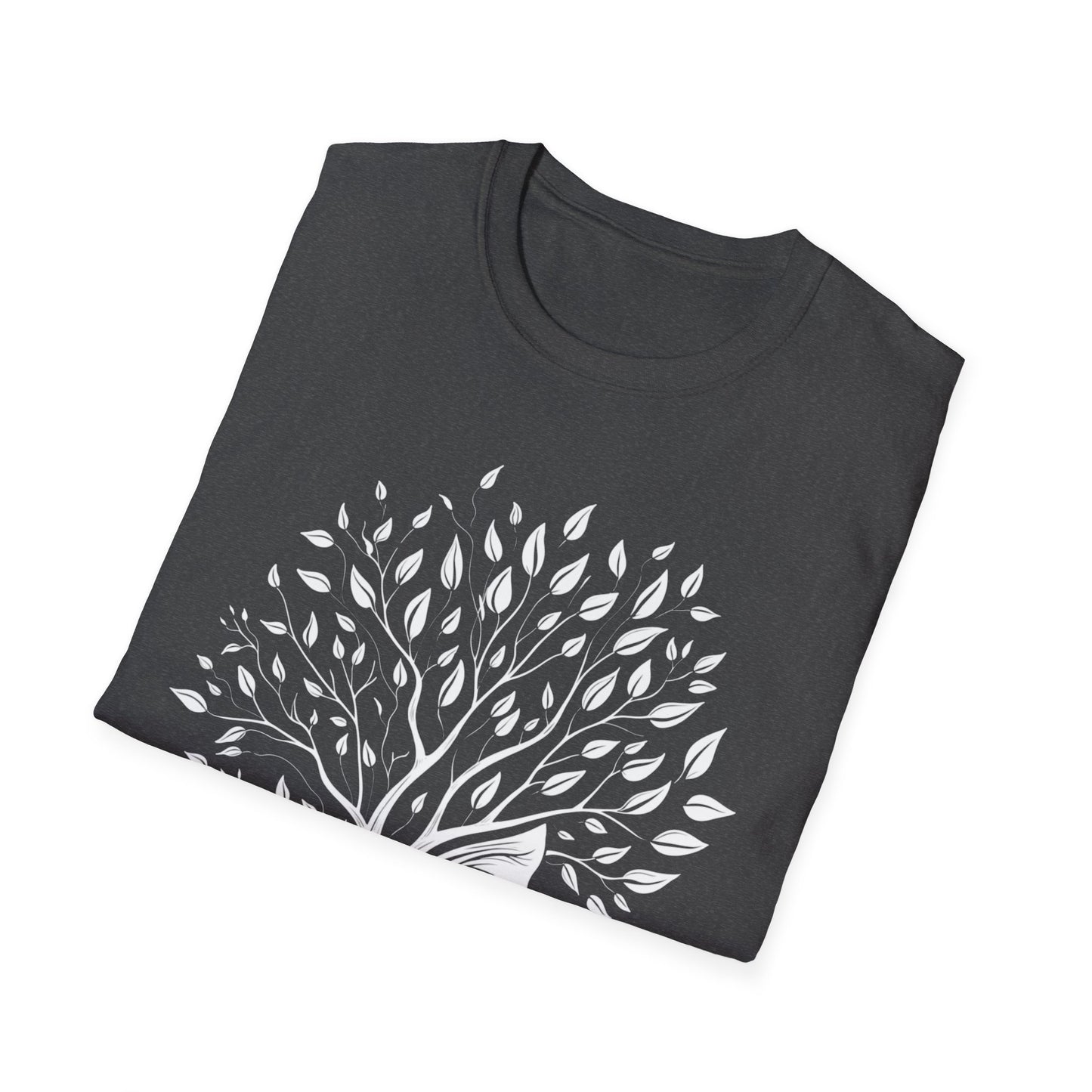 Nature-Inspired Unisex Softstyle T-Shirt - Tree of Life Design