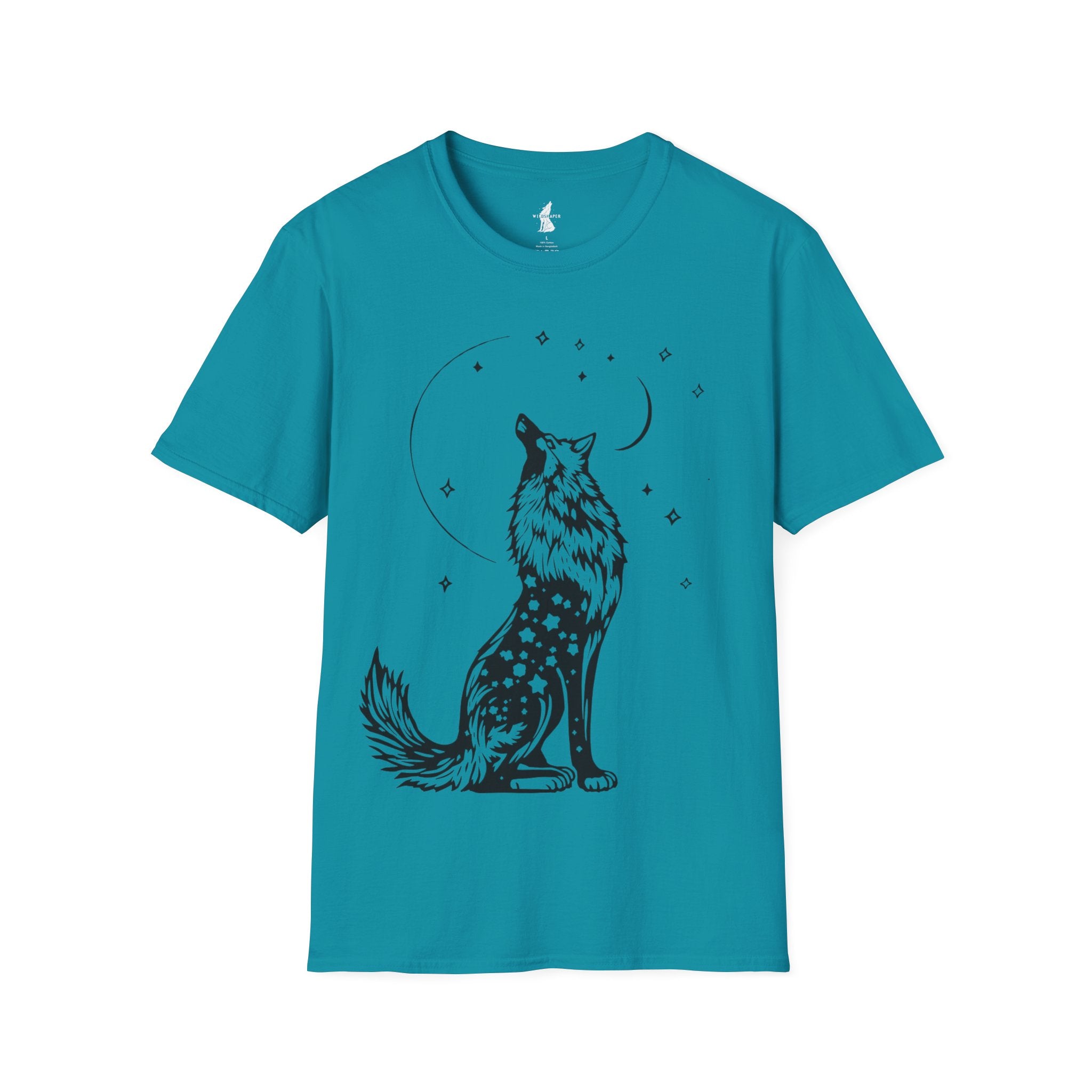 Celestial Howling Wolf T-Shirt