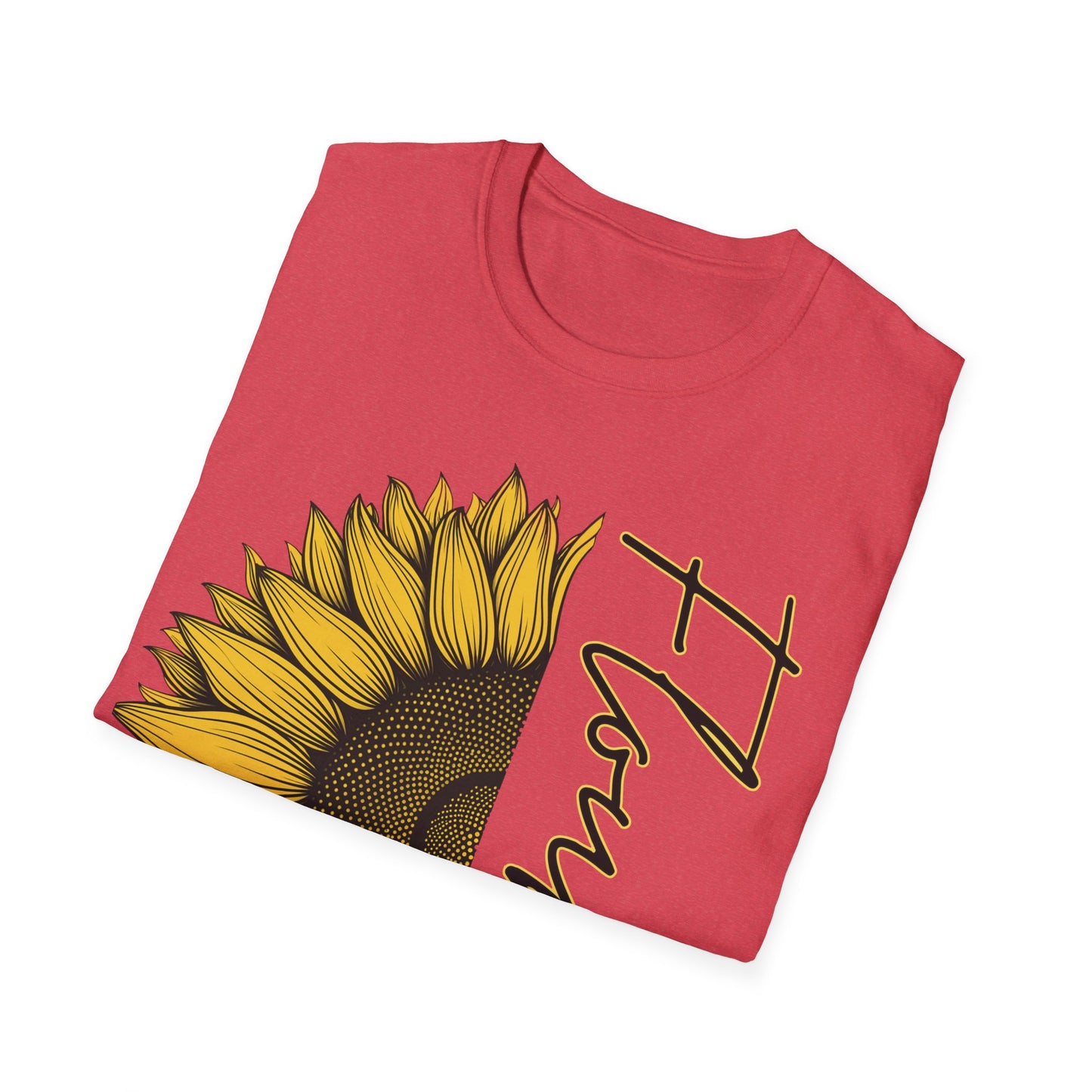 Flourish Sunflower Unisex Softstyle T-Shirt