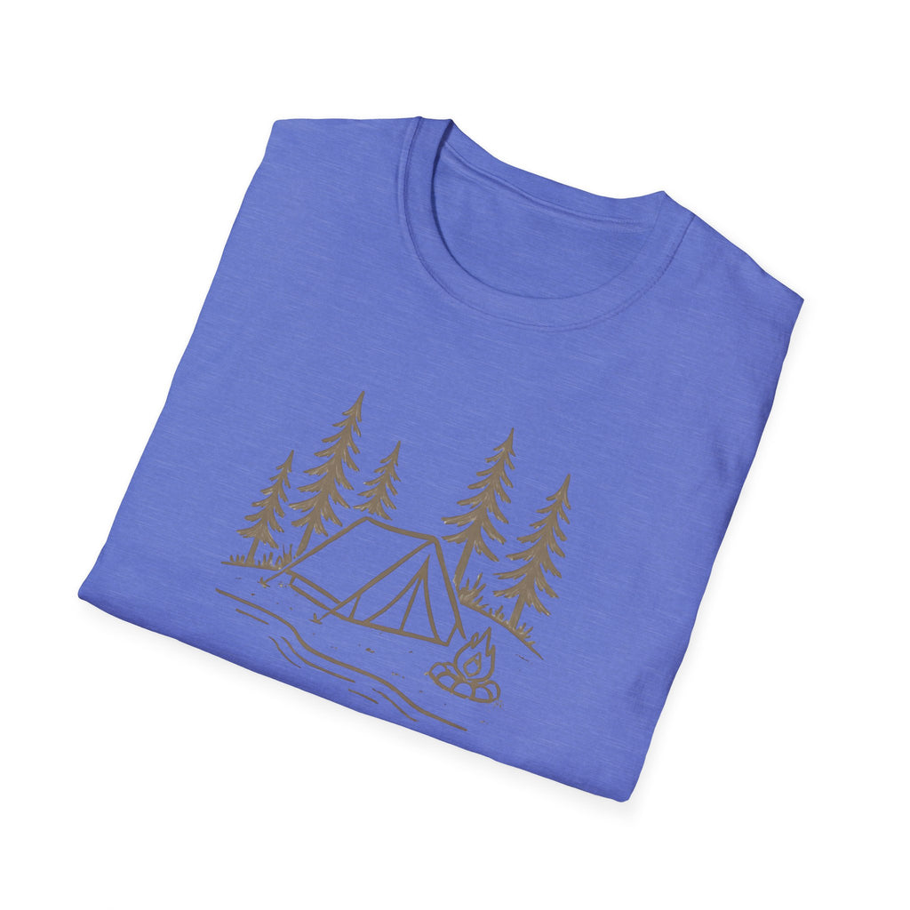 Camping Tent and Campfire T-Shirt