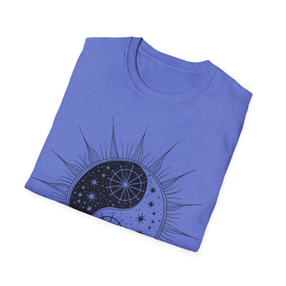 Cosmic Yin Yang Unisex Softstyle T-Shirt