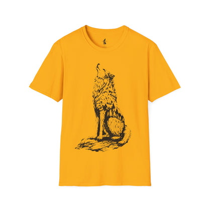 Howling Wolf Silhouette Nature T-Shirt