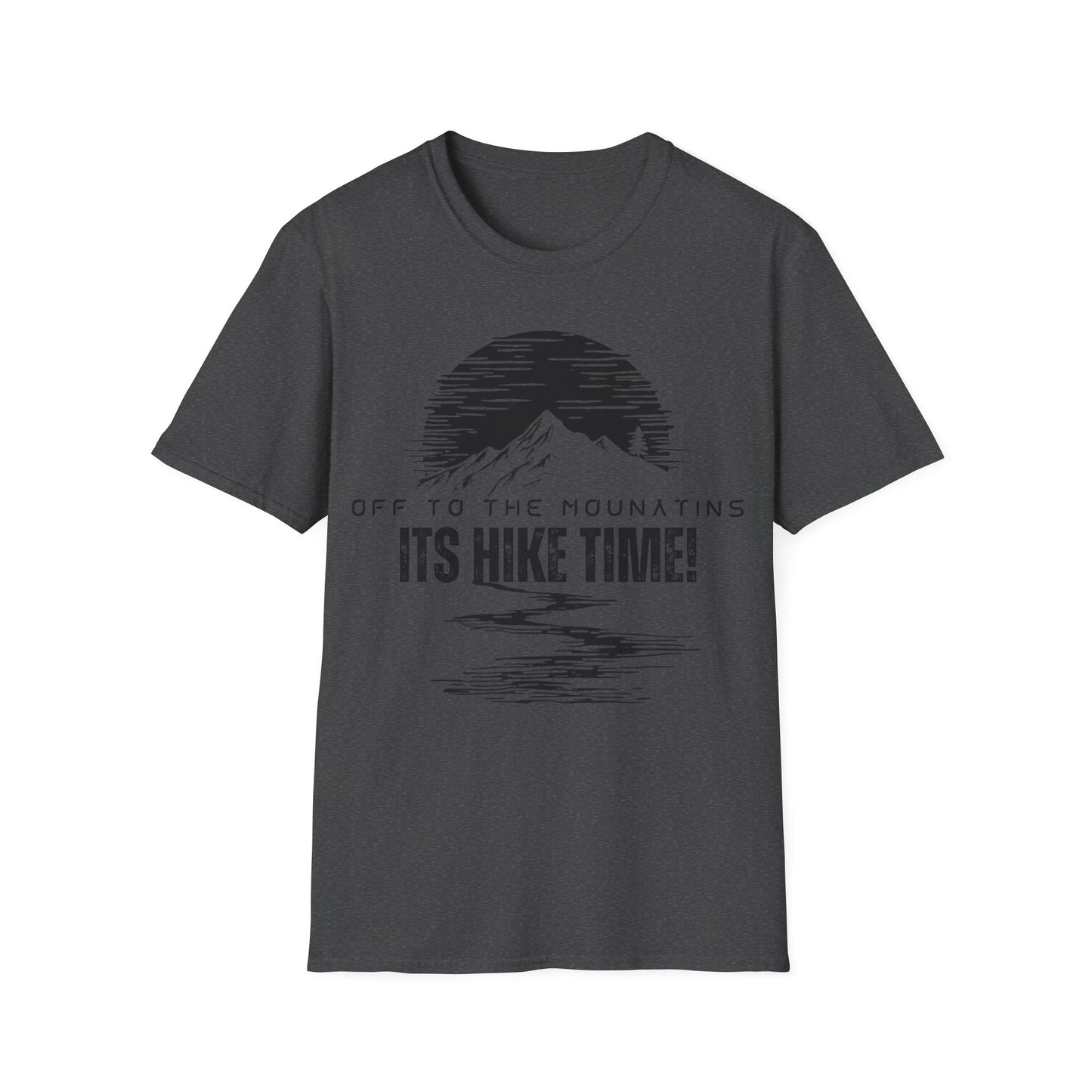 Outdoor Adventure Hike Time T-Shirt | Unisex Softstyle Tee for Nature Lovers