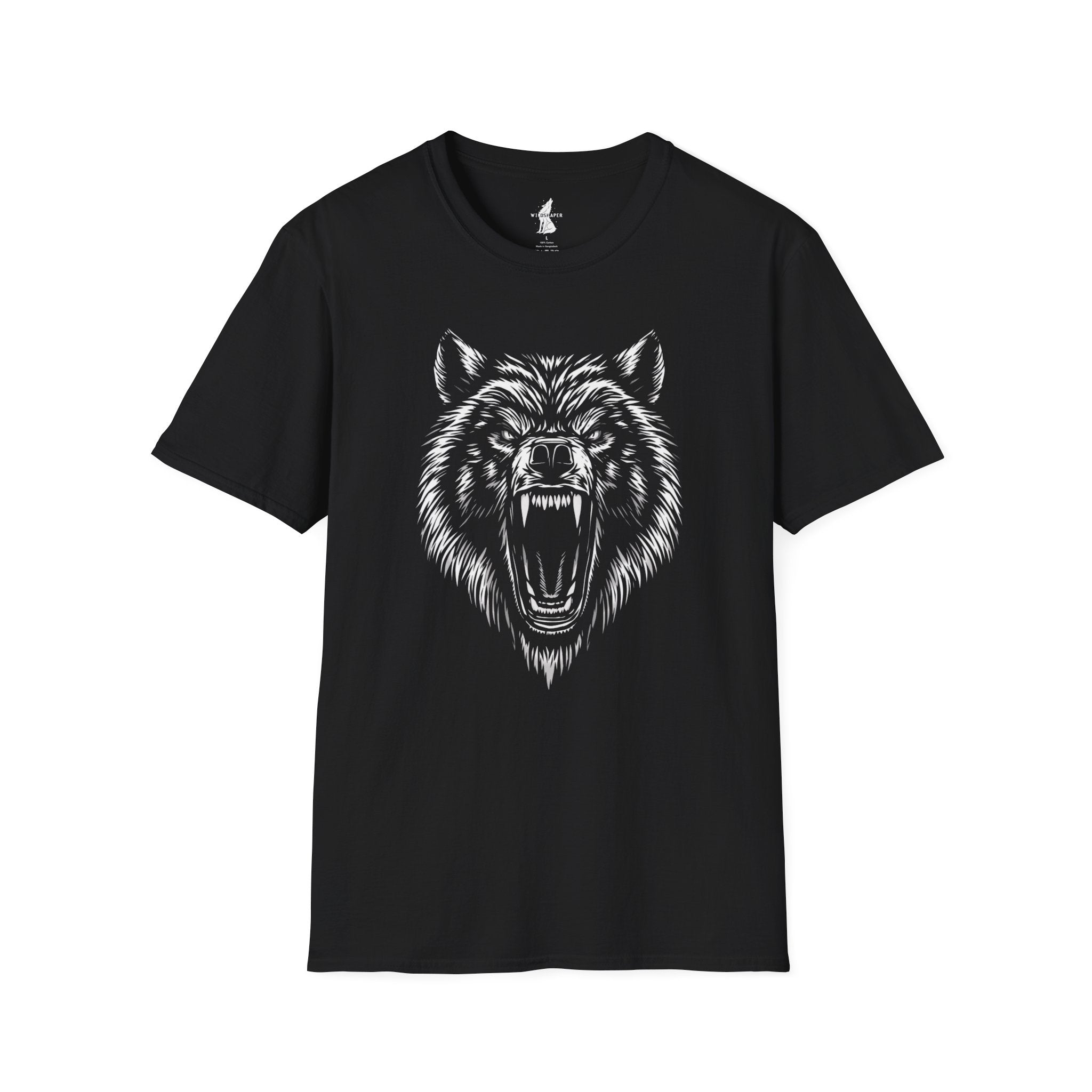 Fierce Wolf Graphic T-Shirt