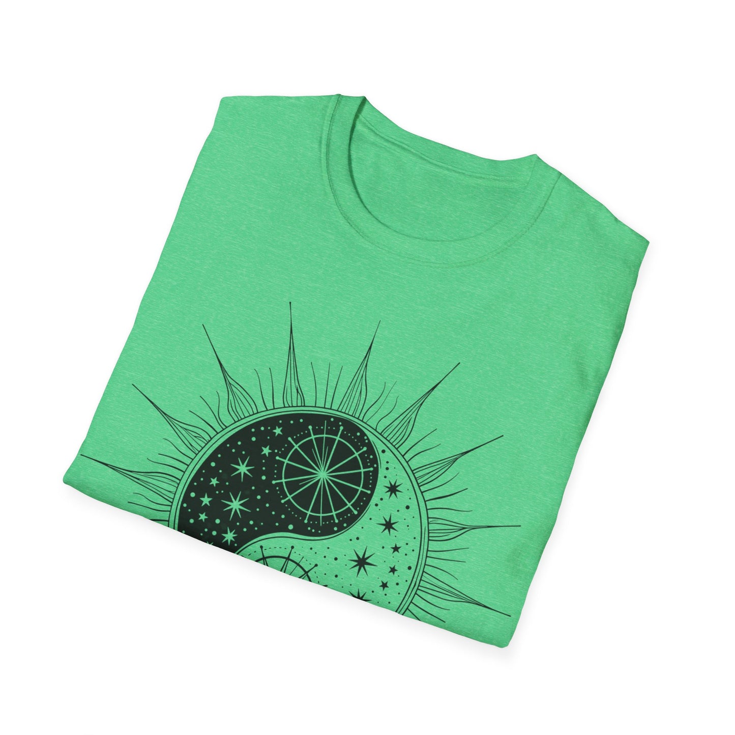 Cosmic Yin Yang Unisex Softstyle T-Shirt