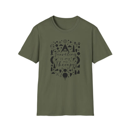 Traveling is My Therapy T-Shirt