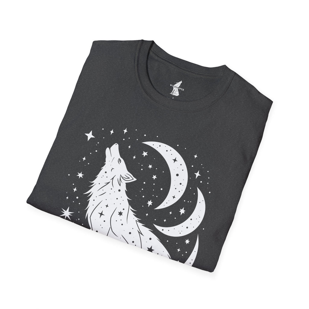 Celestial Howling Wolf T-Shirt