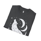 Celestial Howling Wolf T-Shirt