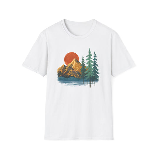 Sunset Mountain Scene T-Shirt