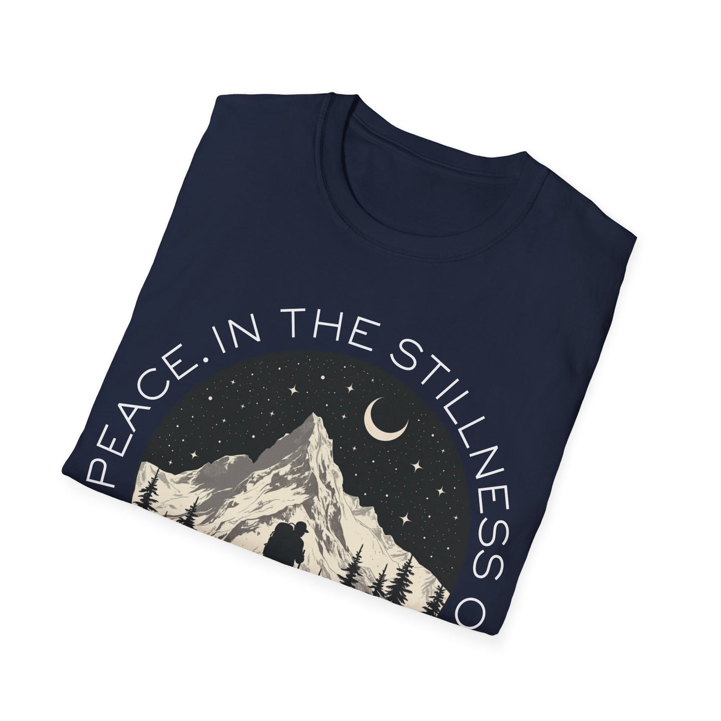 Unisex Softstyle T-Shirt - Nature Peaceful Vibes Graphic Tee