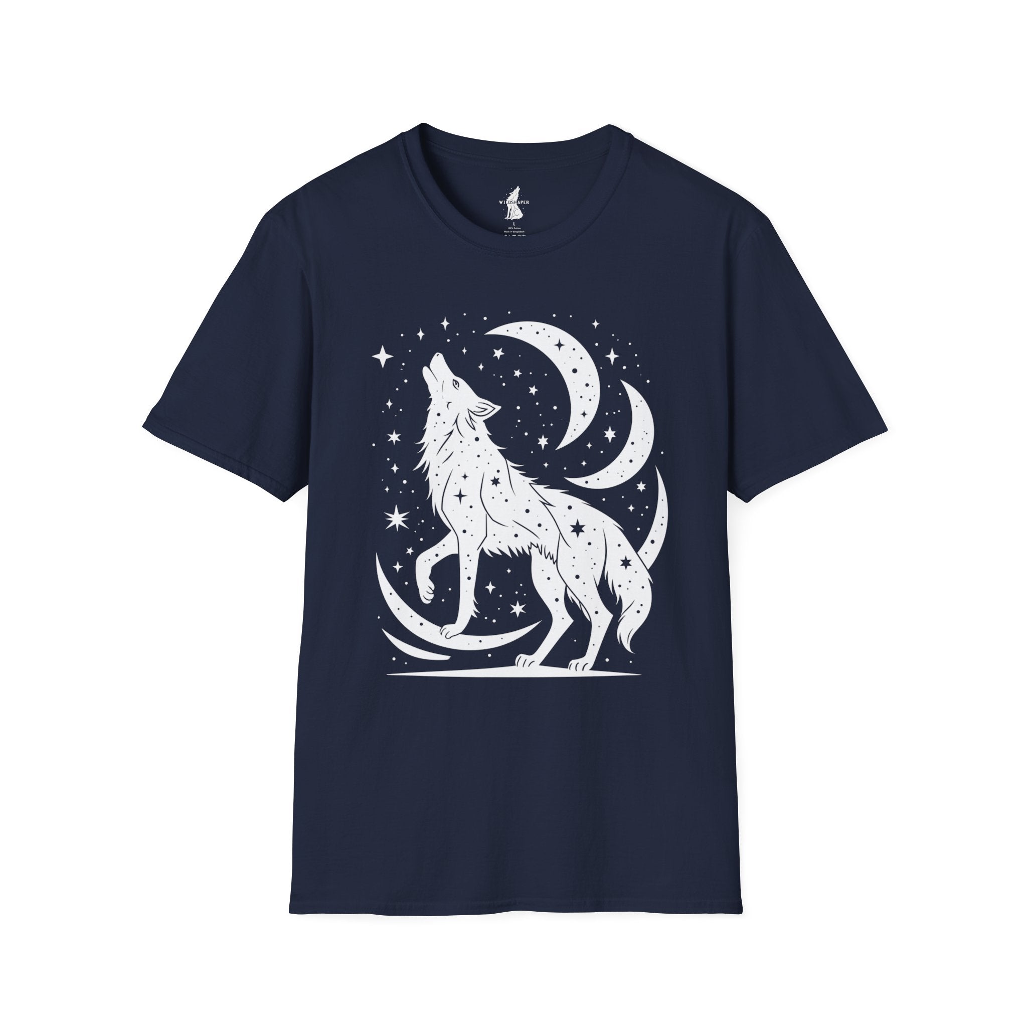Celestial Howling Wolf T-Shirt