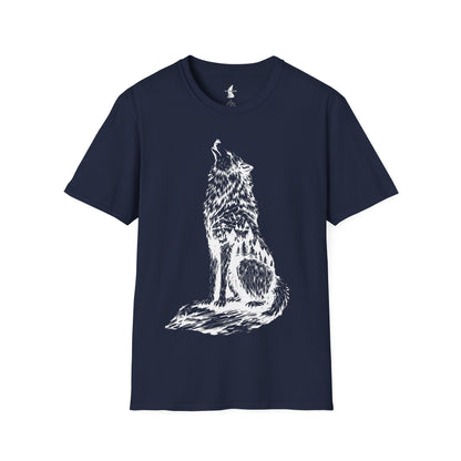 Howling Wolf Silhouette Nature T-Shirt