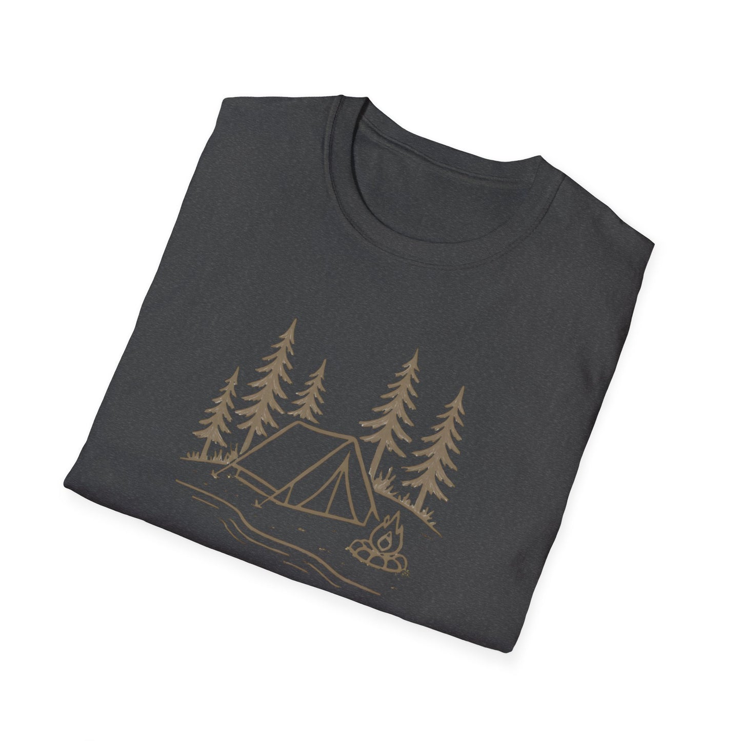 Camping Tent and Campfire T-Shirt