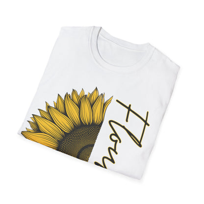 Flourish Sunflower Unisex Softstyle T-Shirt