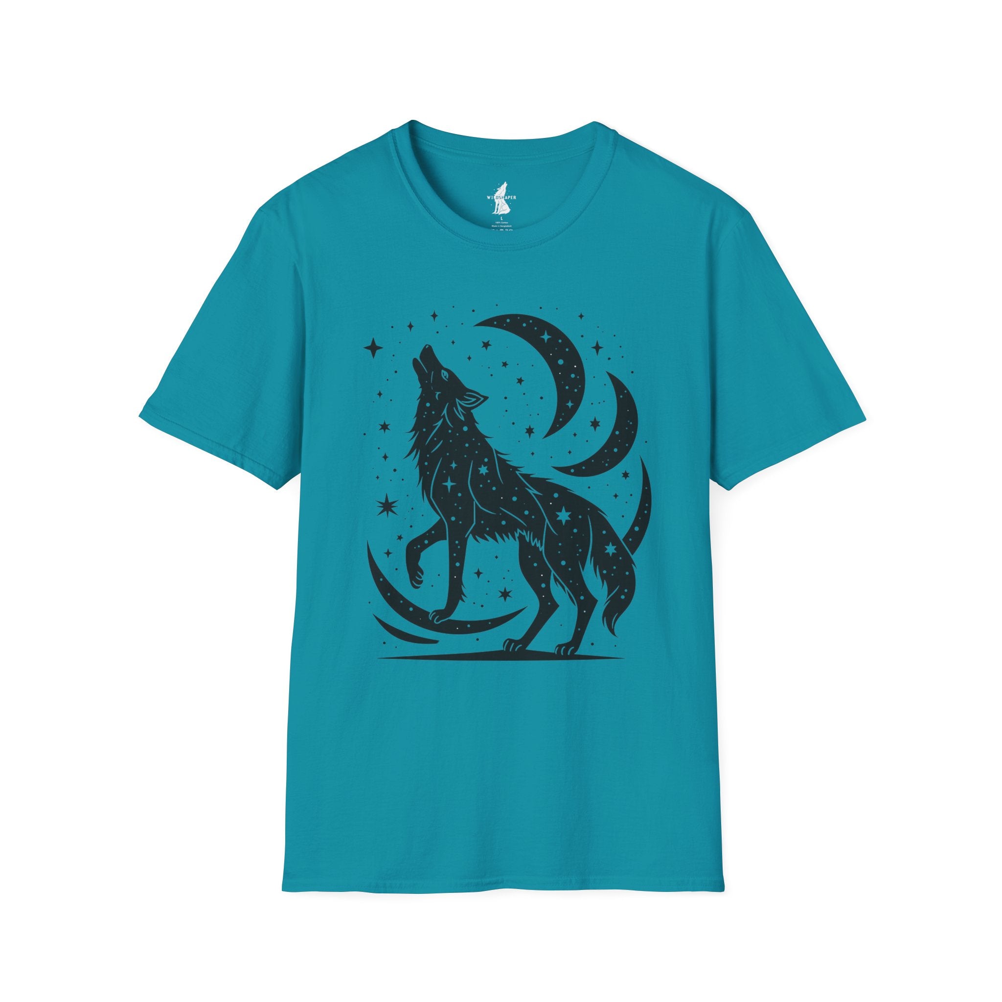 Celestial Howling Wolf T-Shirt