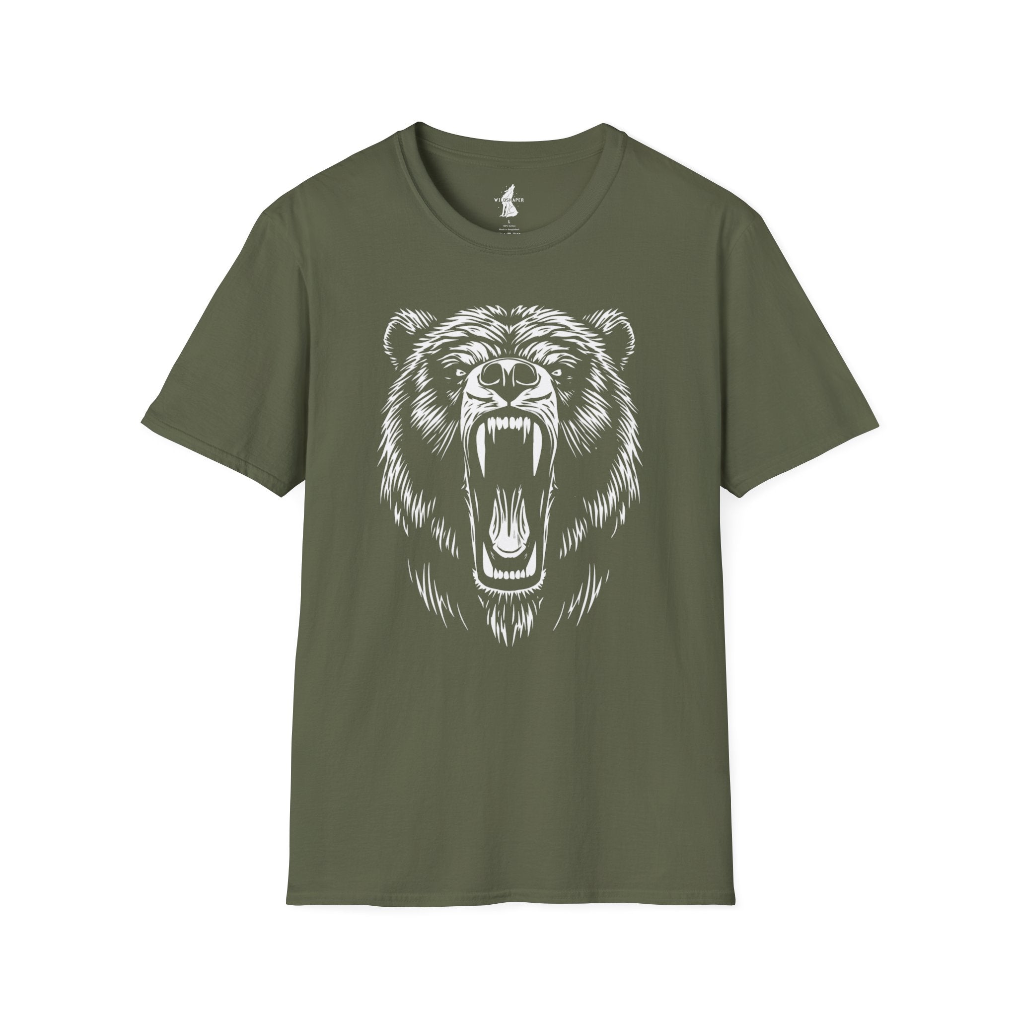 Fierce Bear Graphic T-Shirt