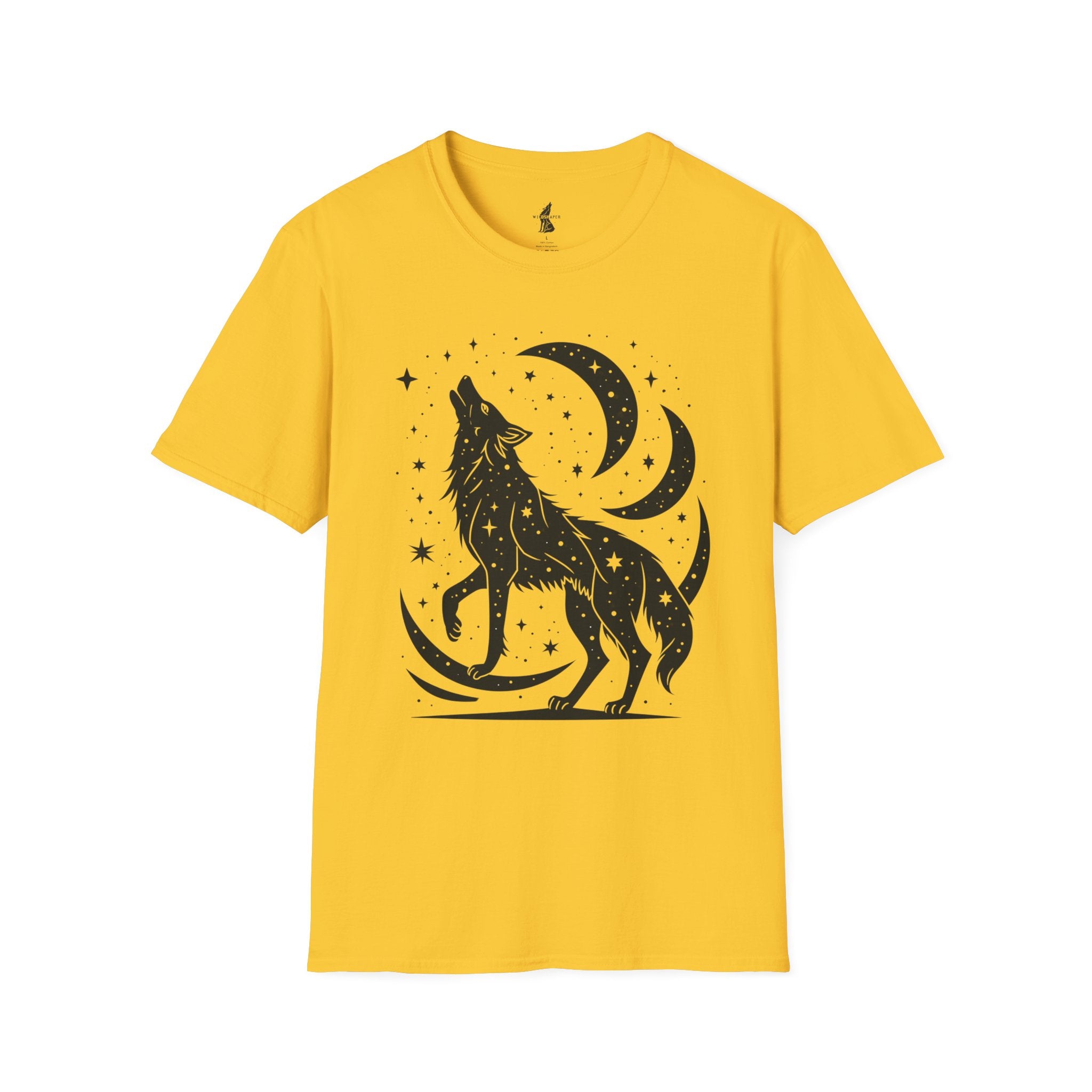 Celestial Howling Wolf T-Shirt