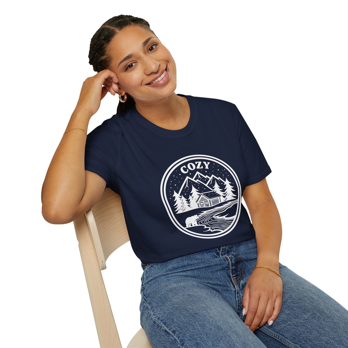 Cozy Cabin in Nature T-Shirt