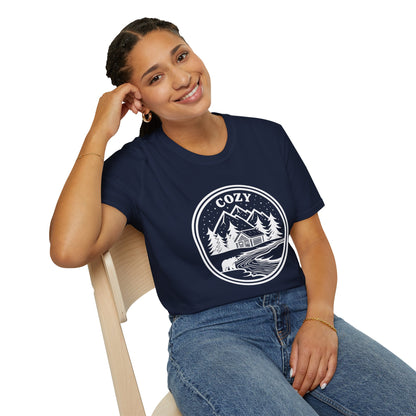 Cozy Cabin in Nature T-Shirt