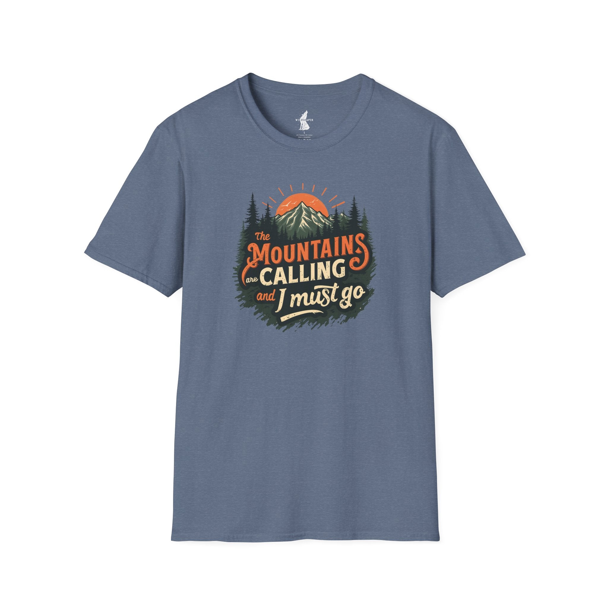 Mountains Are Calling And I Must Go Nature Lover T-Shirt