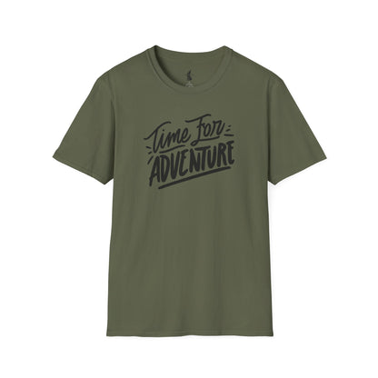 Time For Adventure text Graphic T-Shirt