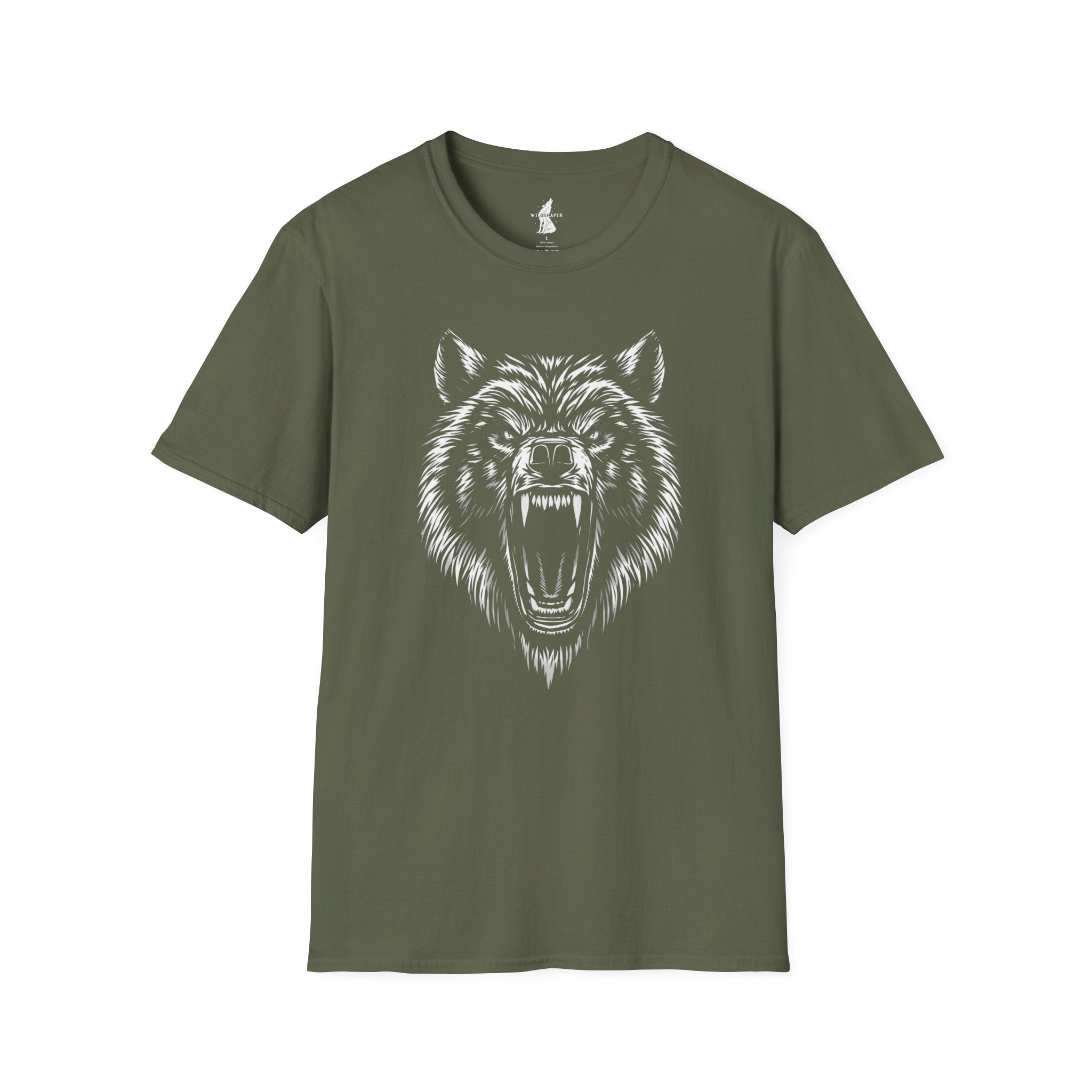 Fierce Wolf Graphic T-Shirt