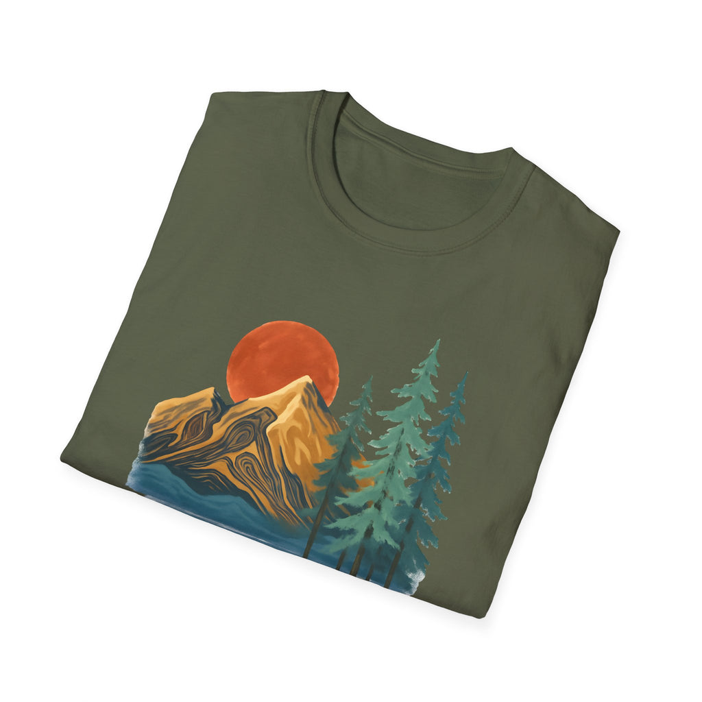 Sunset Mountain Scene T-Shirt