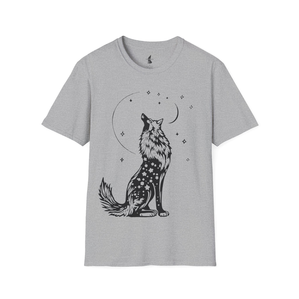 Celestial Howling Wolf T-Shirt