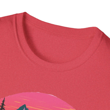 Adventure Awaits Graphic T-Shirt - Unisex Camping Design